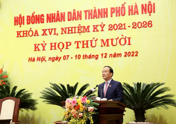 HĐND thành phố Hà Nội miễn nhiệm và bầu bổ sung nhiều chức danh 1
