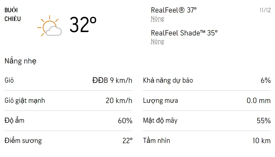 Dự báo thời tiết TPHCM hôm nay 11/12 và ngày mai 12/12/2022: Mây từng đợt không mưa 2