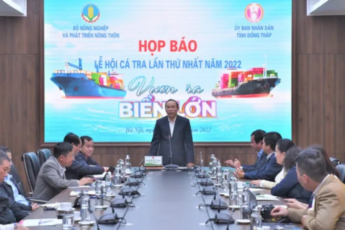 Họp báo Lễ hội cá tra lần thứ nhất năm 2022 