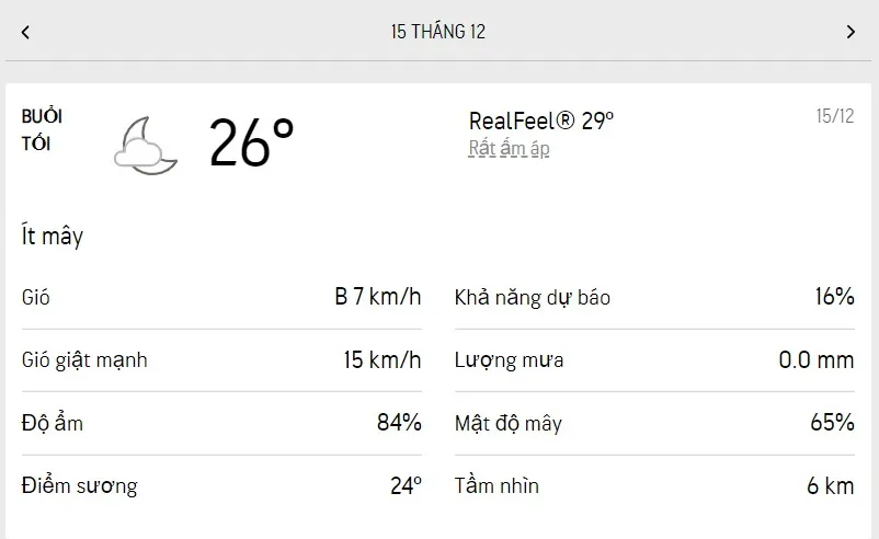 Dự báo thời tiết TPHCM hôm nay 14/12 và ngày mai 15/12/2022: nhiều nắng, nhiệt độ cao nhất 33 độ C 6