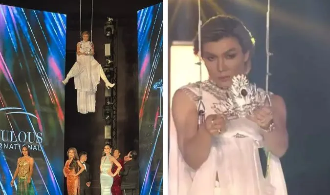 Chung kết Miss Fabulous International: Trần Thanh Tâm té ngã khi catwalk, màn trao vương miện cồng k 3