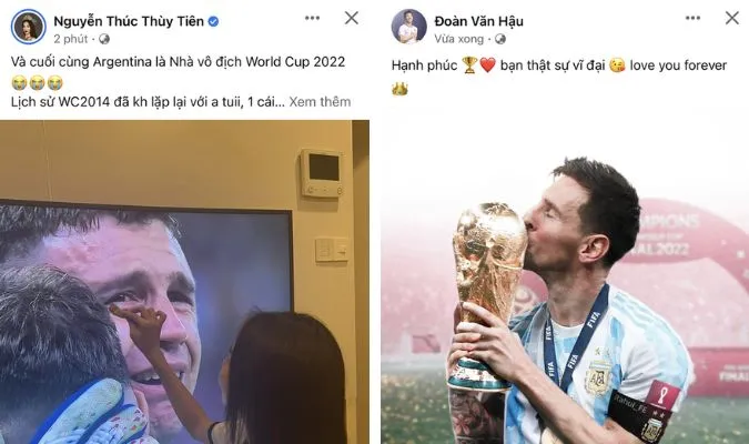 Dàn sao Việt thức đêm cùng World Cup và loạt chia sẻ đầy cảm xúc 1