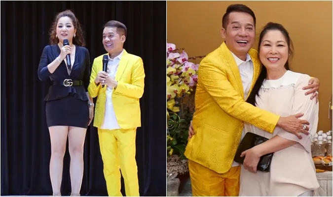 Nghệ sĩ Minh Nhí ôm hôn Việt Hương khóc nức nở kh mở sân khấu mới 2