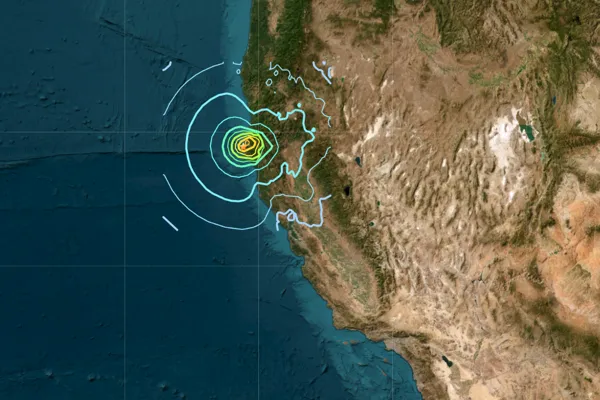 Mỹ: Động đất mạnh 6,4 độ ngoài khơi California, hàng ngàn người bị ảnh hưởng
