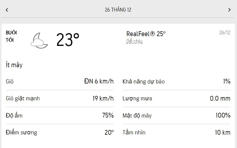 Dự báo thời tiết TPHCM hôm nay 26/12 và ngày mai 27/12/2022: nắng nhẹ, lượng UV ở mức 6 3