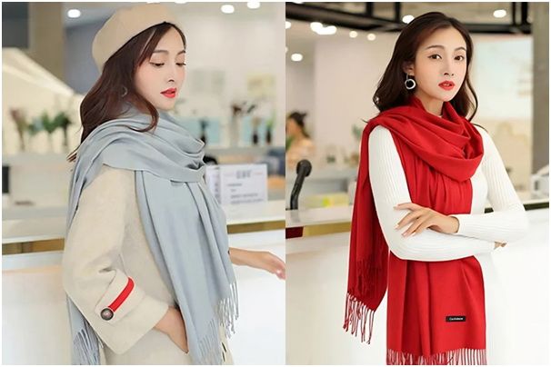 Gửi yêu thương ấm áp từ khăn choàng cổ Thiều Hoa