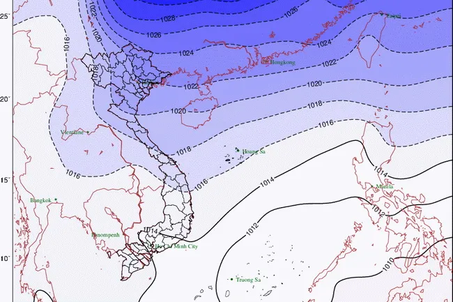 Đợt không khí lạnh mạnh đang về, Bắc bộ và Thanh Hóa rét đậm, rét hại 1
