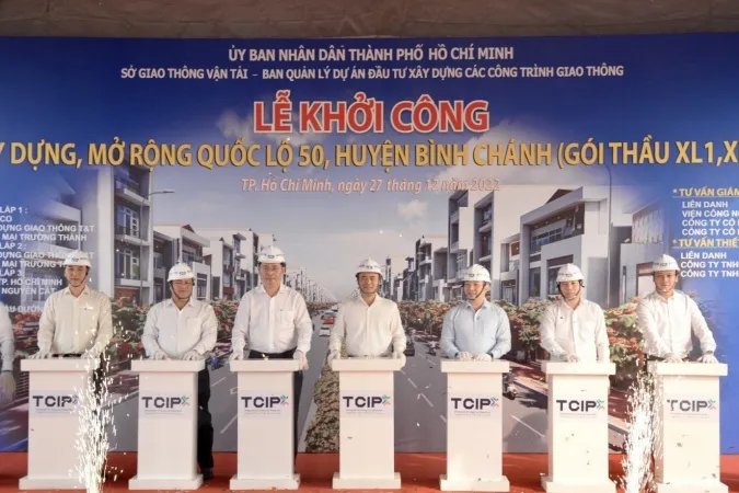 TPHCM: Khởi công mở rộng Quốc lộ 50 với số vốn gần 1.500 tỷ đồng 1