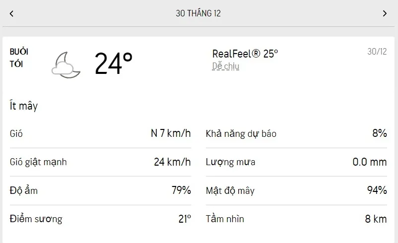 Dự báo thời tiết TPHCM hôm nay 29/12 và ngày mai 30/12/2022: trời nắng, nhiệt độ cao nhất 33 độ C 6