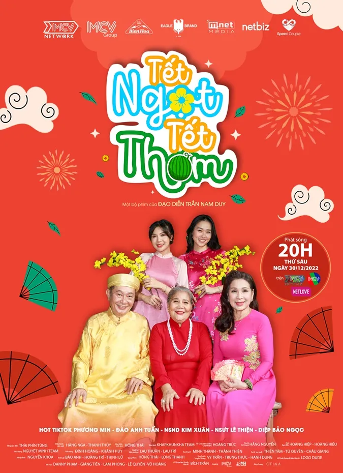 NSND Kim Xuân, NSƯT Lê Thiện, diễn viên Đào Anh Tuấn tái ngộ sau 13 năm trong phim Tết Ngọt Tết Thơm 1