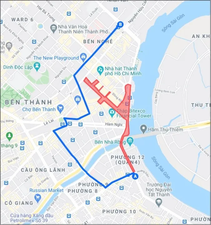 Cấm xe hàng loạt tuyến đường vào trung tâm TPHCM mừng năm mới 2023 1