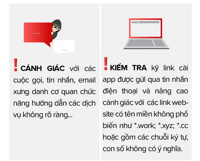 Cảnh báo yêu cầu tải/cài đặt app giả mạo từ các đối tượng tội phạm 4