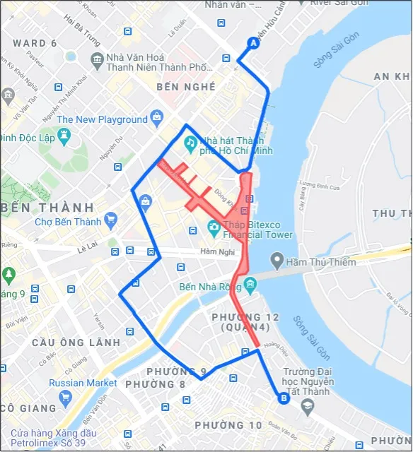 Cấm xe hàng loạt tuyến đường vào trung tâm TPHCM mừng năm mới 2023