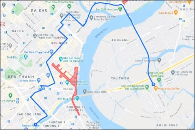 Cấm xe hàng loạt tuyến đường vào trung tâm TPHCM mừng năm mới 2023 3