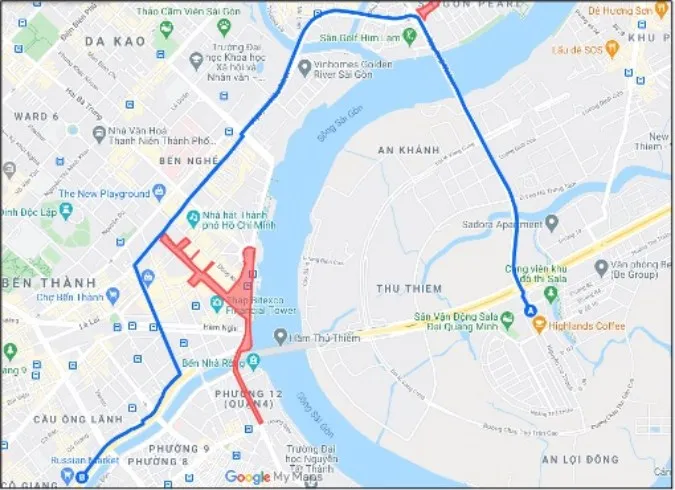 Cấm xe hàng loạt tuyến đường vào trung tâm TPHCM mừng năm mới 2023 4