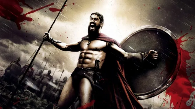 Hình ảnh vua Leonidas trong trận chiến sống còn Thermopylae
