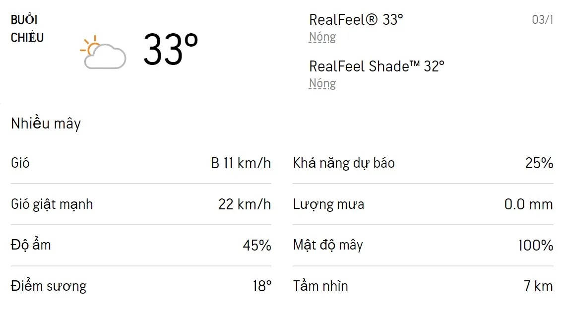 Dự báo thời tiết TPHCM hôm nay 2/1 và ngày mai 3/1/2023: Chiều có mưa rào 5
