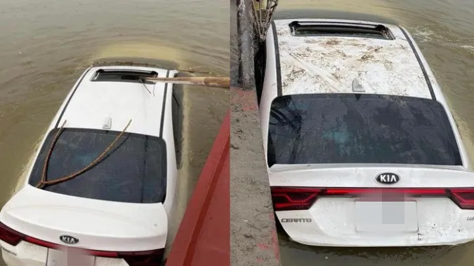 Vụ ô tô nổi giữa sông: Nghi tạo hiện trường để trốn nợ 1