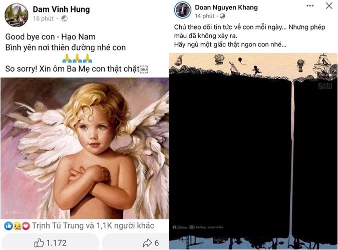 Sao Việt đồng loạt gửi lời chia buồn đến bé trai bị mắc kẹt ở độ sâu 35m 1