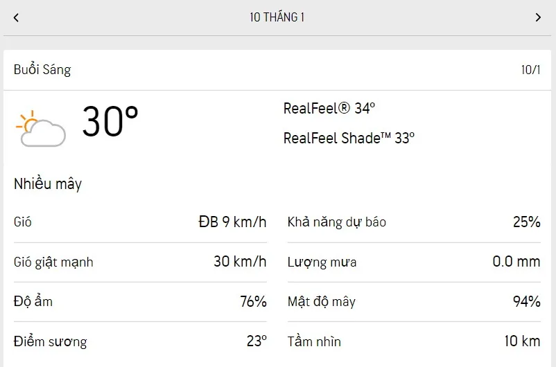 Dự báo thời tiết TPHCM hôm nay 10/1 và ngày mai 11/1/2023: cả ngày dịu nắng, buổi chiều có mưa rào 1