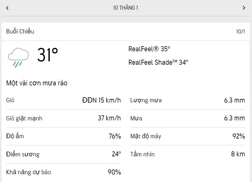 Dự báo thời tiết TPHCM hôm nay 10/1 và ngày mai 11/1/2023: cả ngày dịu nắng, buổi chiều có mưa rào 2