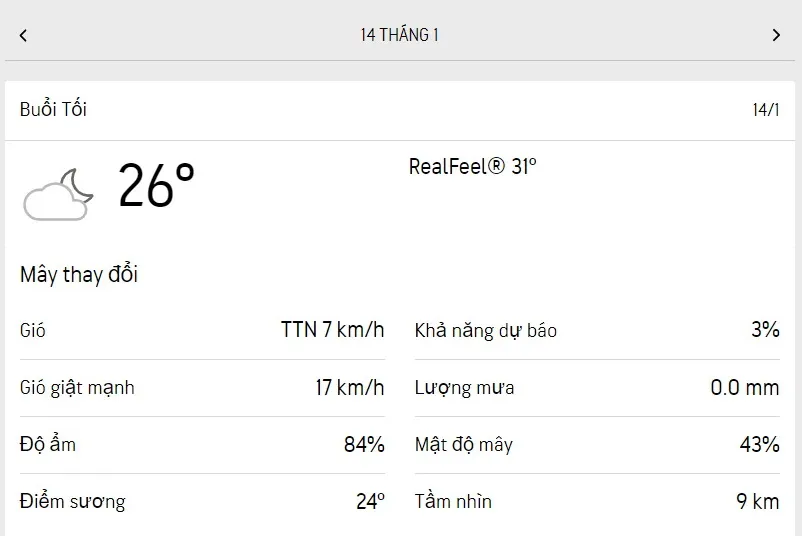 Dự báo thời tiết TPHCM hôm nay 13/1 và ngày mai 14/1/2023: nắng gián đoạn, mưa rào rải rác 6