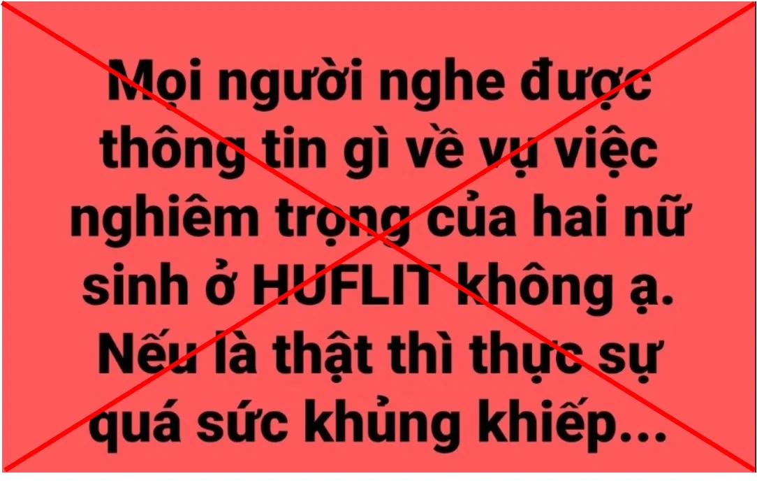 Thông tin trên một trang Facebook có rất nhiều sinh viên tham gia