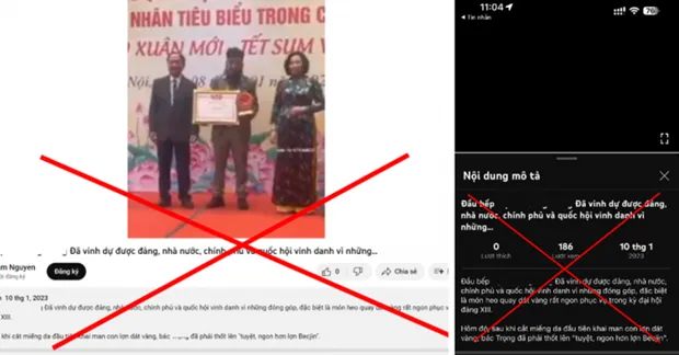 Thông tin "Hưng 33" được Nhà nước vinh danh là bịa đặt, sai sự thật 1