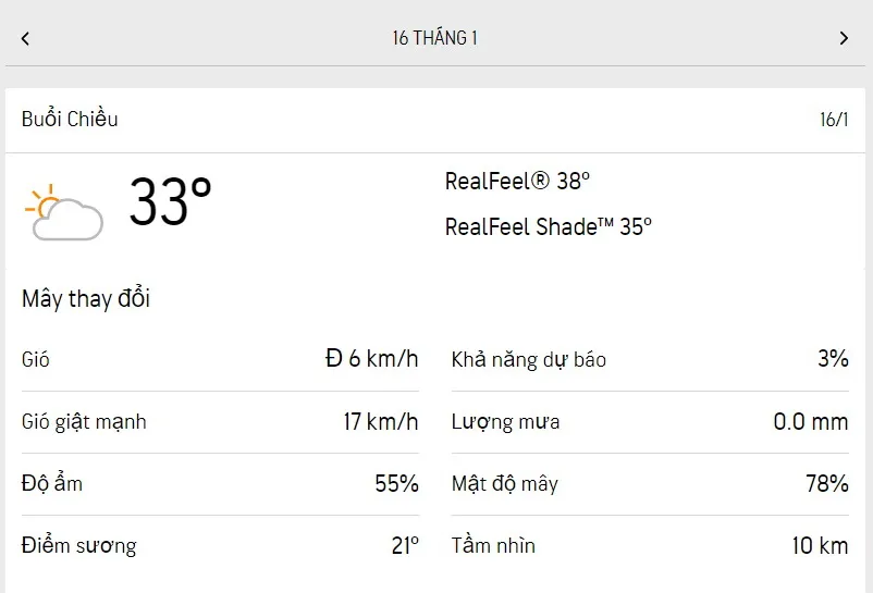 Dự báo thời tiết TPHCM hôm nay 15/1 và ngày mai 16/1/2023: nắng nóng, nhiệt độ cao nhất 34 độ C 5