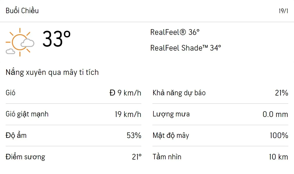 Dự báo thời tiết TPHCM hôm nay 18/1 và ngày mai 19/1/2023: Trời năng có sương mờ, không mưa 5