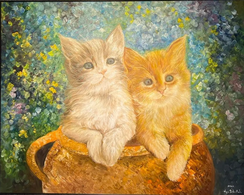 Mỹ thuật thành phố rực rỡ chào Xuân