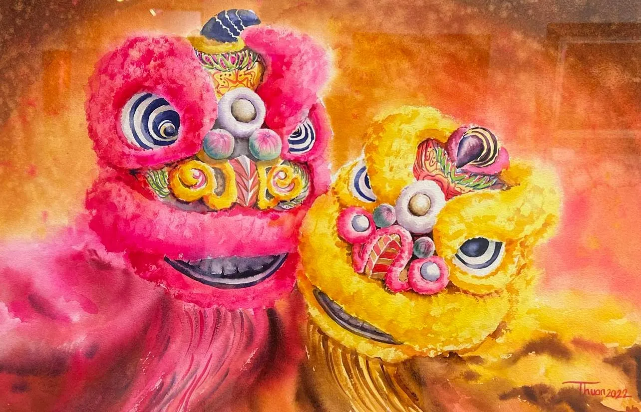 Mỹ thuật thành phố rực rỡ chào Xuân