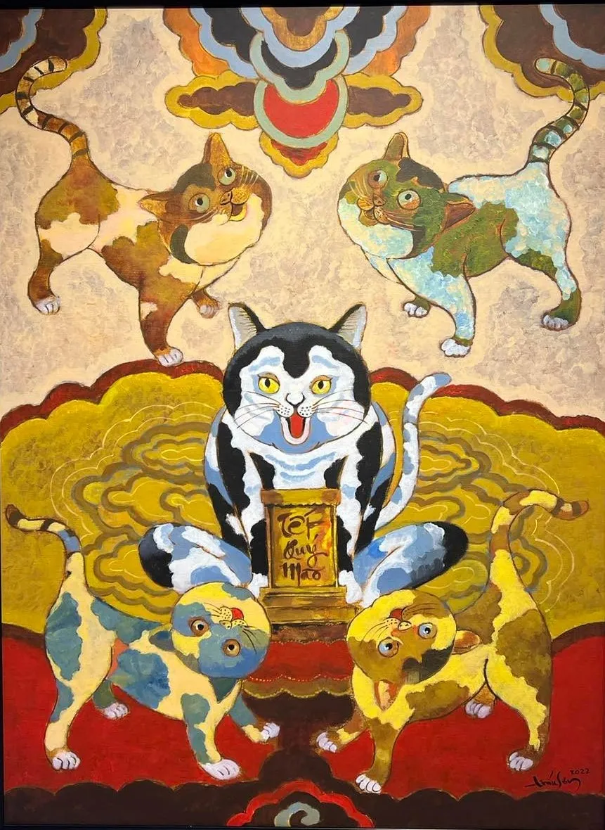 Mỹ thuật thành phố rực rỡ chào Xuân