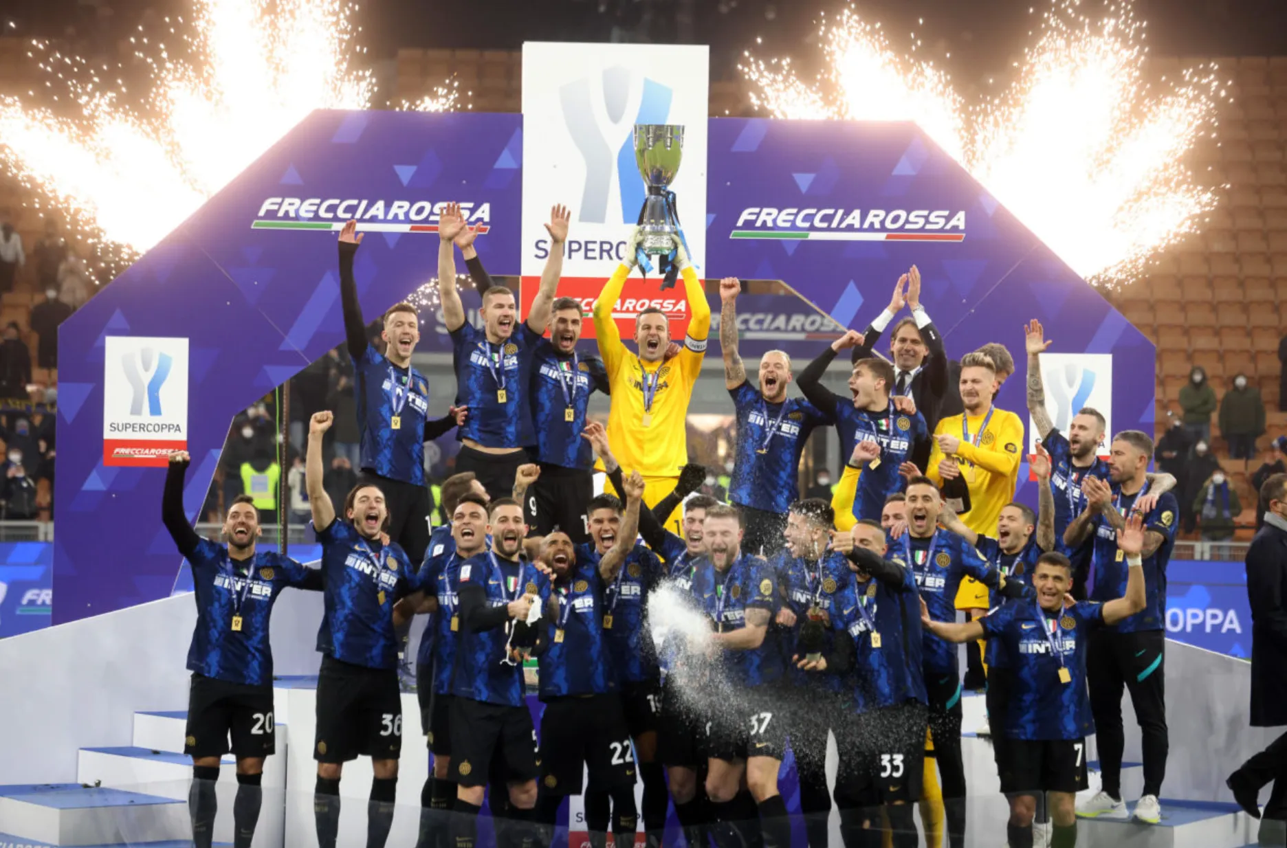 Siêu Cup Italia: Inter dễ dàng hạ Milan để lần thứ 8 giành Cup