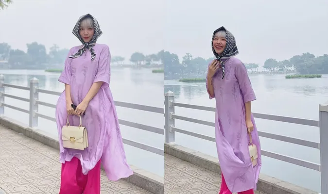 Dàn mỹ nhân Việt 'thả dáng' với áo dài đầu năm 2023: 2 con gái MC Quyền Linh chiếm spotlight 1