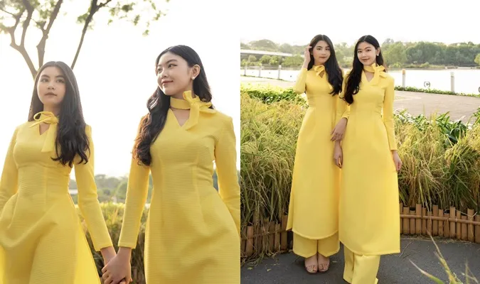 Dàn mỹ nhân Việt 'thả dáng' với áo dài đầu năm 2023: 2 con gái MC Quyền Linh chiếm spotlight 13