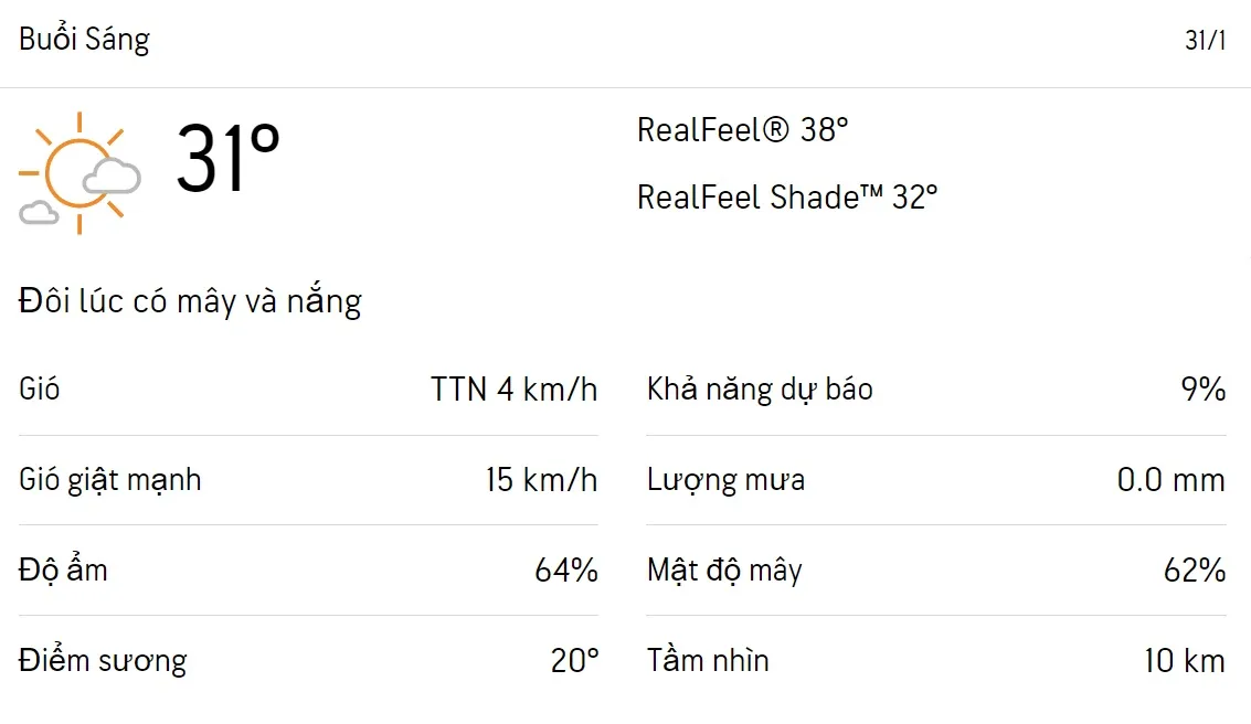 Dự báo thời tiết TPHCM hôm nay 31/1 và ngày mai 1/2/2023: Sáng trời mát, không mưa 4