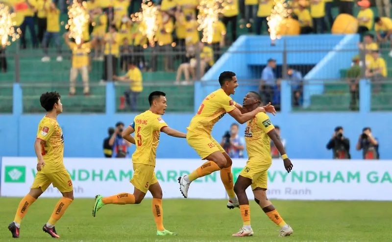 Khánh Hòa bại trận trước Thanh Hóa ngày chào sân V-League 2023