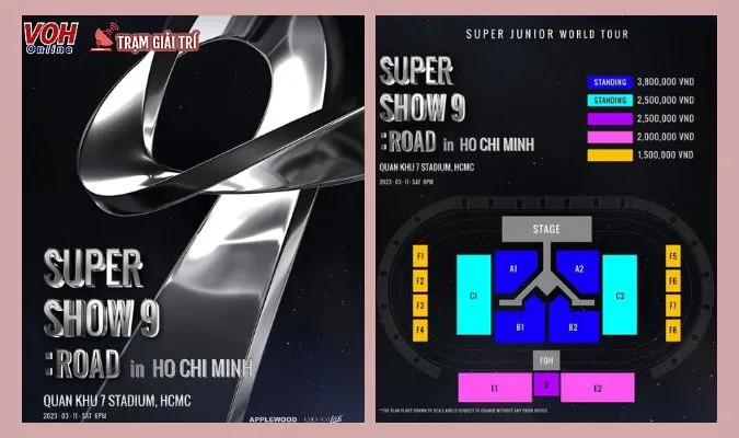 Giá vé concert của Super Junior đã chính thức công bố 2