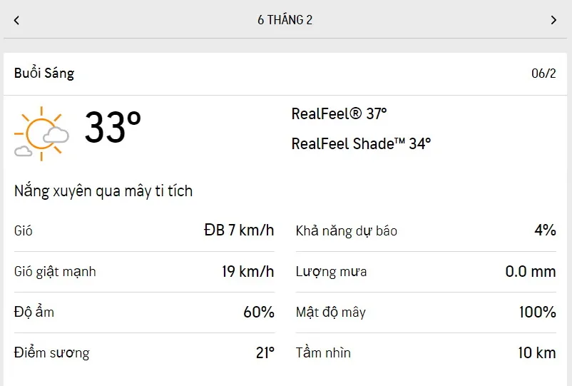 Dự báo thời tiết TPHCM hôm nay 6/2 và ngày mai 7/2/2023: trời nắng nhẹ, mây xốp và cao 1