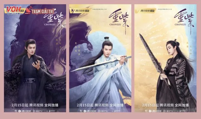 Drama cổ trang Trùng Tử tung poster huyền ảo 3