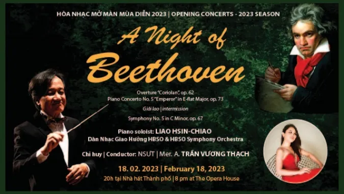 Đêm nhạc Beethoven mở đầu Mùa diễn mới của HBSO