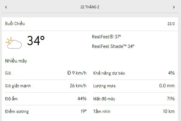 Dự báo thời tiết TPHCM hôm nay 21/2 và ngày mai 22/2/2023: trời có mây, lượng UV ở mức trung bình 5