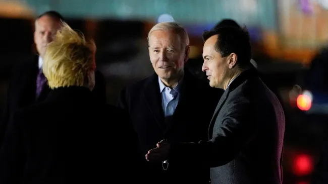 Tổng thống Mỹ Joe Biden đến Ba Lan 1