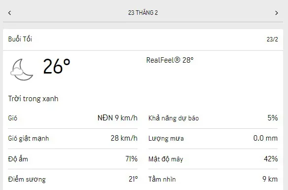 Dự báo thời tiết TPHCM hôm nay 22/2 và ngày mai 23/2/2023: buổi sáng trời mát, chiều tăng nhiệt 6
