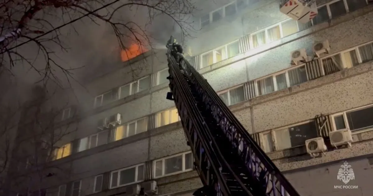 Nga: Cháy khách sạn tại trung tâm thủ đô Moscow, nhiều người thiệt mạng