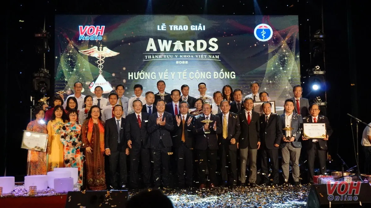 10 công trình y học được vinh danh tại Lễ trao giải Thành tựu Y khoa Việt Nam năm 2022
