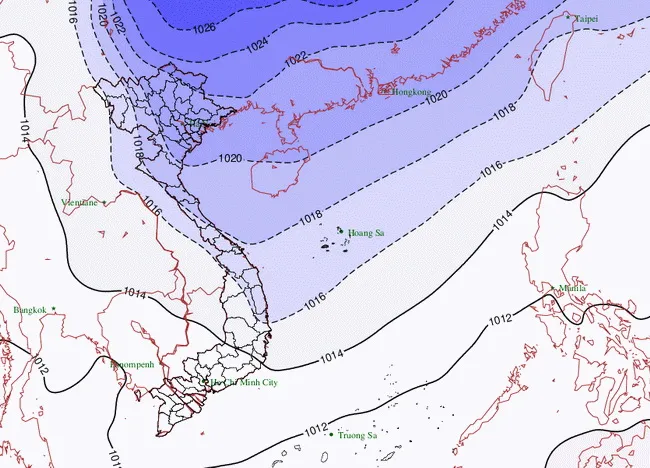 Dự báo thời tiết 3 ngày tới (từ 24 đến 26/2/2023): Bắc bộ và Bắc Trung bộ chuyển rét 1