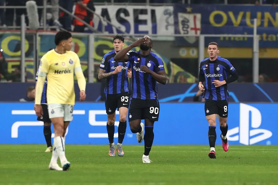 Lukaku giúp Inter tạo lợi thế nhỏ trước mười người Porto