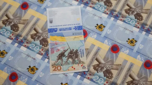 Ukraine phát hành tờ tiền đánh dấu 1 năm xung đột Nga – Ukraine 1